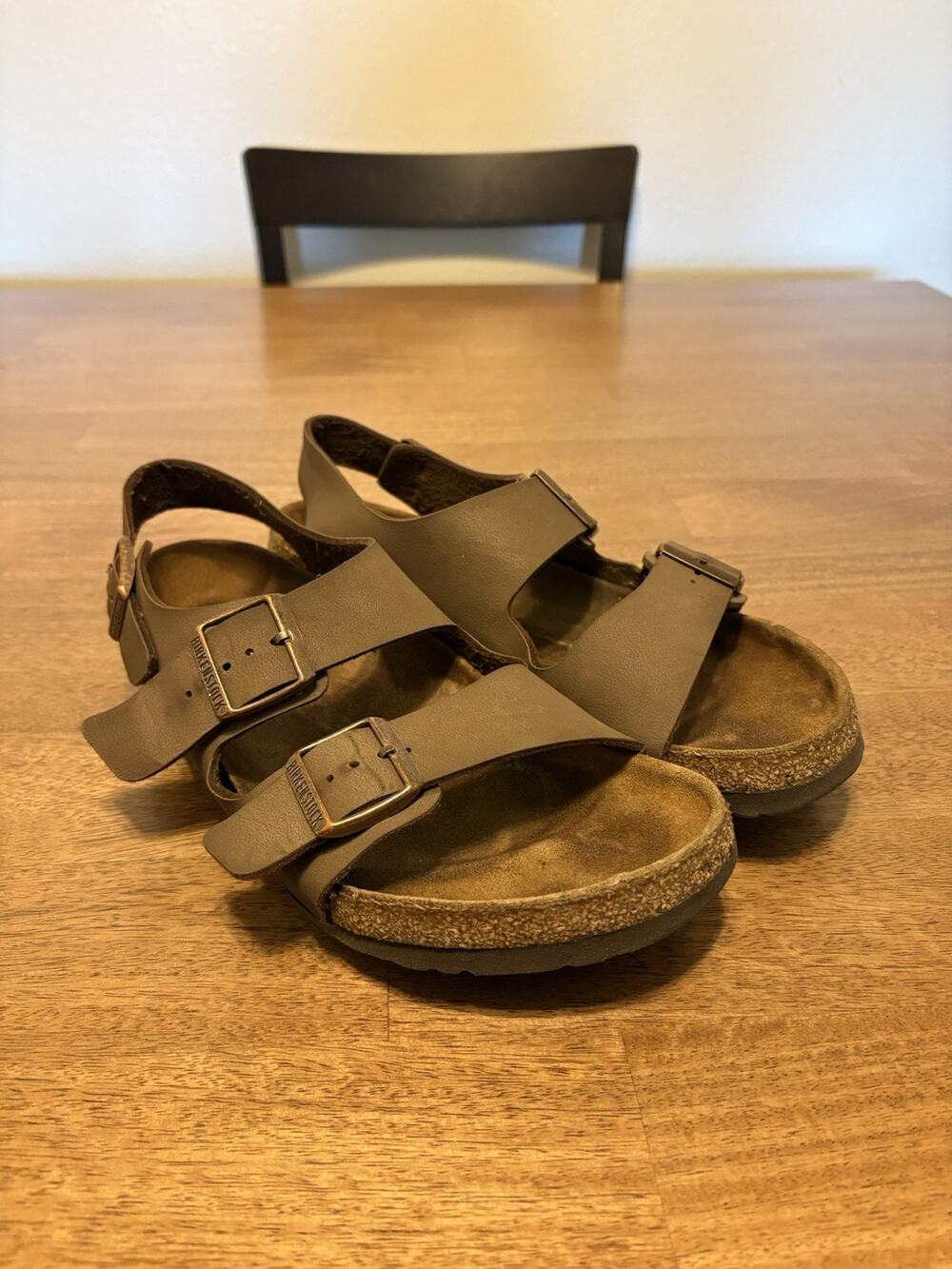 Birkenstock Milano Birkibuc Mocha Men's Sandals Size EU 43 US 10-10.5